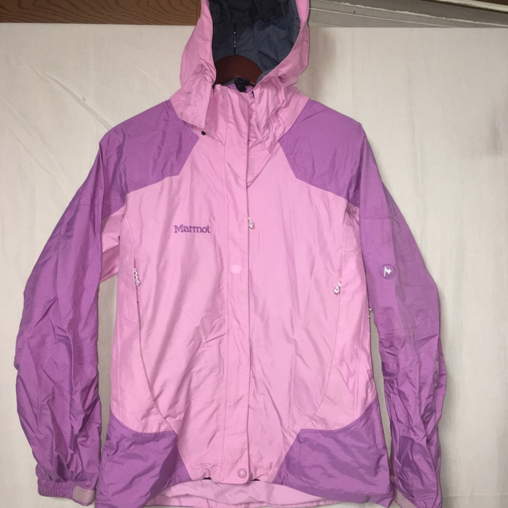Marmot Medium GUC shell‎ coat jacket pink